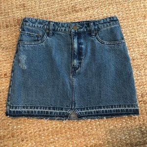 Free People NEVER WORN denim skirt